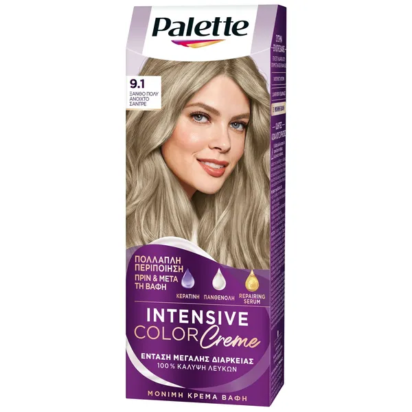 Βαφή Μαλλιών Intensive Color Cream Νο. 9.1 Ξανθό Πολύ...