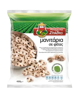 μανιτάρια σε φέτες