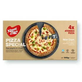 Πίτσα ΧΡΥΣΗ ΖΥΜΗ Special Ατομική 4τεμ 540g