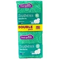 Feel Good! Σερβιέτες Ultra Plus Normal Double Pack 20  τεμ.