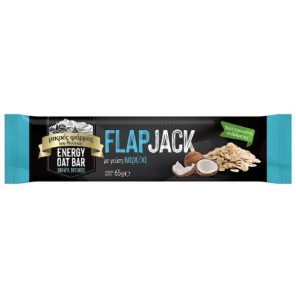 FLAP JACK μπάρα βρώμης μπανάνα ή καρύδα ή σοκολάτα