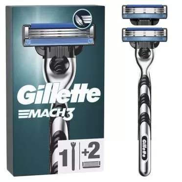 Gillette Ανδρική Ξυριστική Μηχανή Mach3, Ξυριστική Μηχανή με 3 Λεπίδες