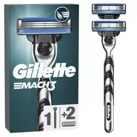 Gillette Ανδρική Ξυριστική Μηχανή Mach3, Ξυριστική Μηχανή με 3 Λεπίδες