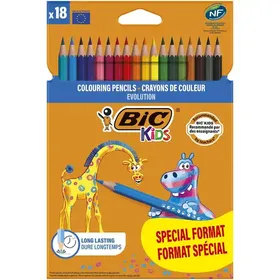 Bic Kids Evolution Special Format Μολύβια Ζωγραφικής 18τεμ.