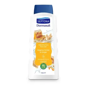 Septona Dermasoft Aφρόλουτρο Honey & Ginger 750ml