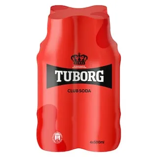 Tuborg Σόδα 4x500ml