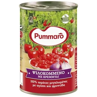 Pummaro Ντομάτα Ψιλοκομμένη Με Κρεμμύδι 400gr
