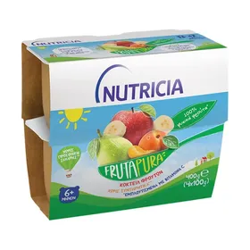 Frutapura Κοκτέιλ 5 Φρούτων Με Βιταμίνη C 4x100γρ.