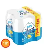 Άνευ μπύρα χωρίς αλκοόλ με λεμόνι κουτί 330ml 3+1 ΔΩΡΟ