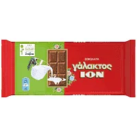 ΙΟΝ Σοκολάτα Γάλακτος Χωρίς Ζάχαρη με Stevia Χωρίς Γλουτένη 60g