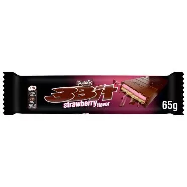 3Bit Σοκολάτα Γάλακτος Φράουλα Μπισκότο 65G