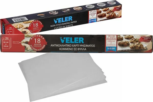 VELER αντικολλητικά φύλλα 38×42cm 18τεμ
