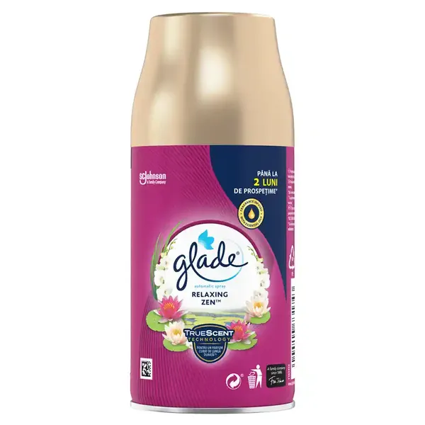Glade Αρωματικό Χώρου Ανταλλακτικό Αυτόματης Συσκευής Ψεκασμού Relaxing Zen 269ml.