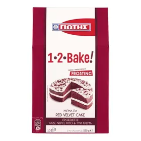 1,2 Bake Μείγμα Για Red Velvet Cake 520gr