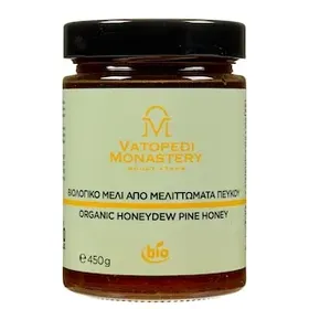 VATOPEDI MONASTERY Μέλι Πεύκου Bio 450g
