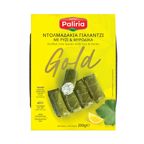 gold ντολμαδάκια γιαλαντζί ή γλυκοπικάντικα 200γρ.
