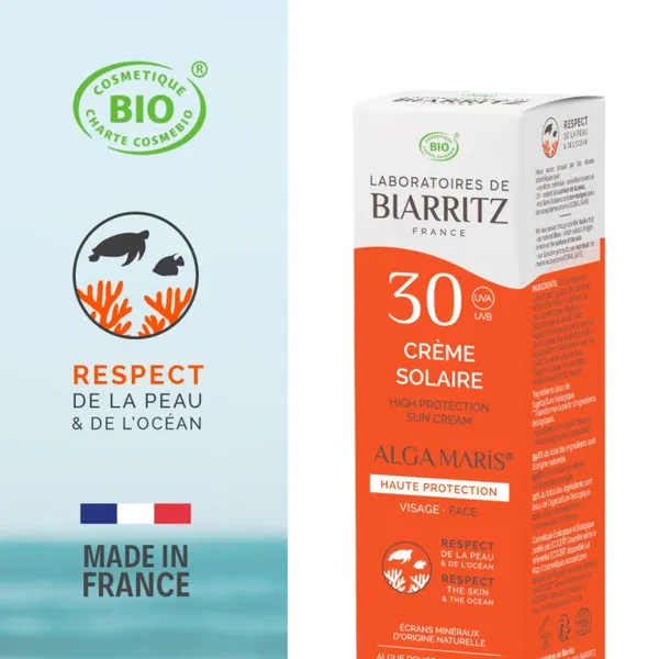 BIARRITZ Αντηλιακή Κρέμα Προσώπου SPF 30 50 ml