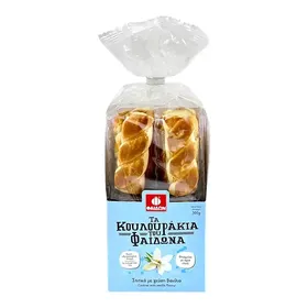 Κουλουράκια με γεύση βανίλια