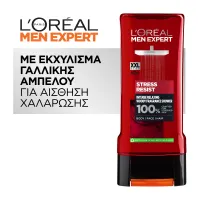 Shower Gel για Άνδρες Stress Resist L'Oreal Men Expert 400ml