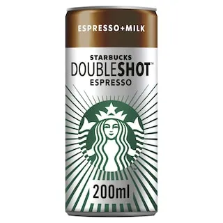 STARBUCKS Ρόφημα Καφέ Doubleshot Espresso 200ml