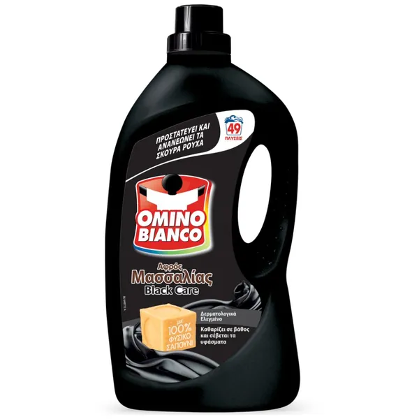 OMINO BIANCO Υγρό Πλυντηρίου Ρούχων Black Care Μασσαλίας 49...