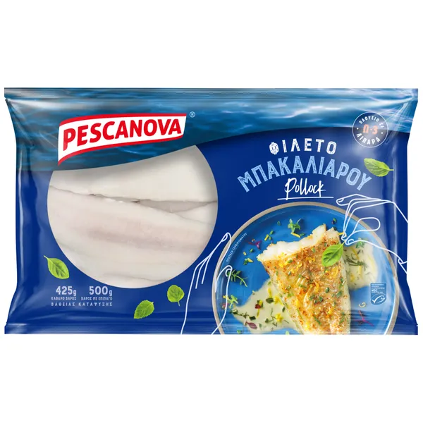 PESCANOVA φιλέτο μπακαλιάρου Pollock 425g