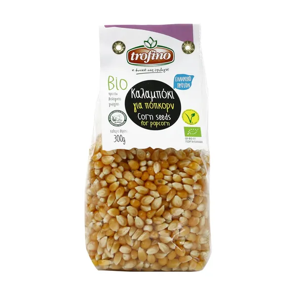 Καλαμπόκι για Ποπ Κορν Βιολογικό 300g