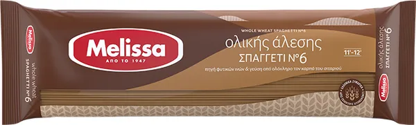 ολικής άλεσης με βρώμη 500γρ • σπαγγέτι Νο6 / πέννες ριγέ
