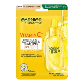L'oreal Garnier Skin Active Υφασμάτινη Μάσκα Προσώπου Vitamin C 28γρ.