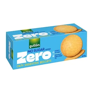 GULLON Μπισκότα Βρώμης Χωρίς Προσθήκη Ζάχαρης 410g