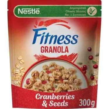 Nestlé Fitness® Granola Κράνμπερι και Κολοκυθόσπορος 300g