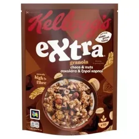 KELLOGG'S EXTRA GRANOLA ΣΟΚΟΛΑΤΑ & ΞΗΡΟΙ ΚΑΡΠΟΙ 450g