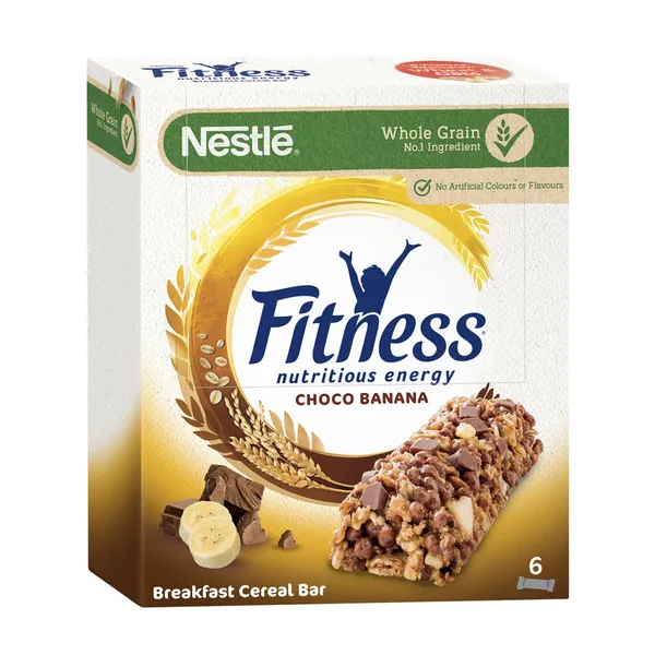 FITNESS Μπάρες Chocolate ή Choco Banana 6x23,5γρ.