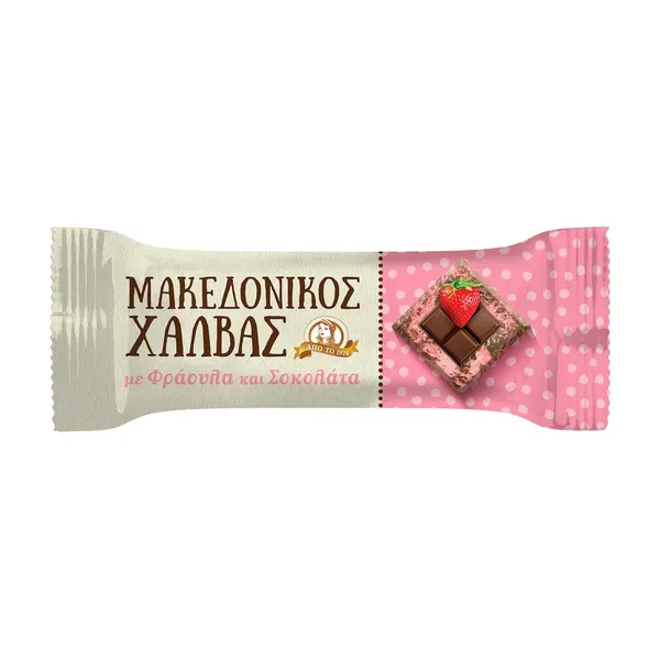 χαλβάς σοκολάτα φράουλα & επικάλυψη σοκολάτας 35g