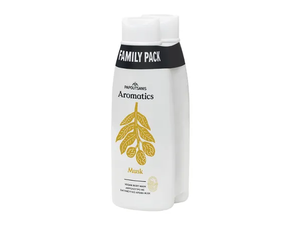 Αφρόλουτρο Aromatics Musk οικογενειακή συσκευασία 2 x 650 ml