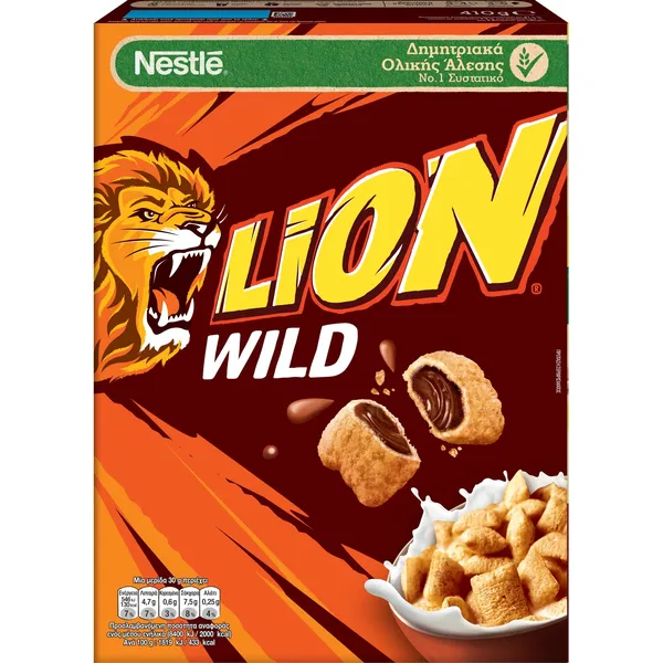 δημητριακά lion wild 410g