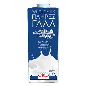 MrGrand Γάλα Υψηλής Θερμικής Επεξεργασίας 3,5% Λιπαρά 1lt.