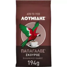ΛΟΥΜΙΔΗΣ ΠΑΠΑΓΑΛΟΣ Σκούρος Καφές Ελληνικός 194g