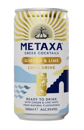 Cocktail ginger & lime ή peach spritz