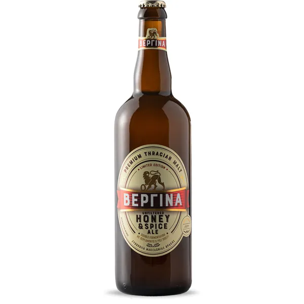 Μπίρα ΒΕΡΓΙΝΑ honey & spice one way φιάλη 750ml