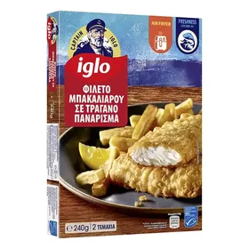Iglo Φιλέτο Μπακαλιάρου Πανέ 240γρ.