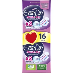 EVERY DAY Σερβιέτες Doubledry Hyperdry Economy Extra Long 16...