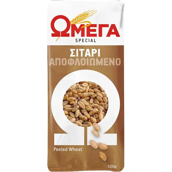 Ωμέγα Special Σιτάρι Αποφλοιωμένο 500γρ.