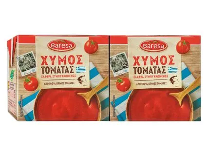 Baresa Ελαφρά συμπυκνωμένος χυμός τομάτας