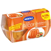 Ζελέ Recor Ροδάκινο Μεβγάλ 4x128 g