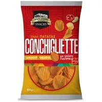 σνακ πατάτας conchigliette ή matriciane με μπέικον 100γρ.