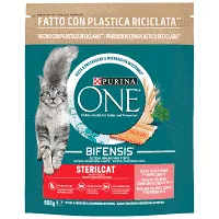 Purina One Ξηρά Τροφή Γάτας Σολομό & Σιτάρι 800gr
