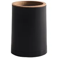 Home Basics Ποτήρι Μπάνιου Μαύρο