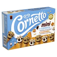 Παγωτό Classic & Caramel Mix Mini Cornetto 8x60ml