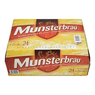 MUNSTERBRAU Μπύρα Munsterbrau Lager Κουτί 24x250ml